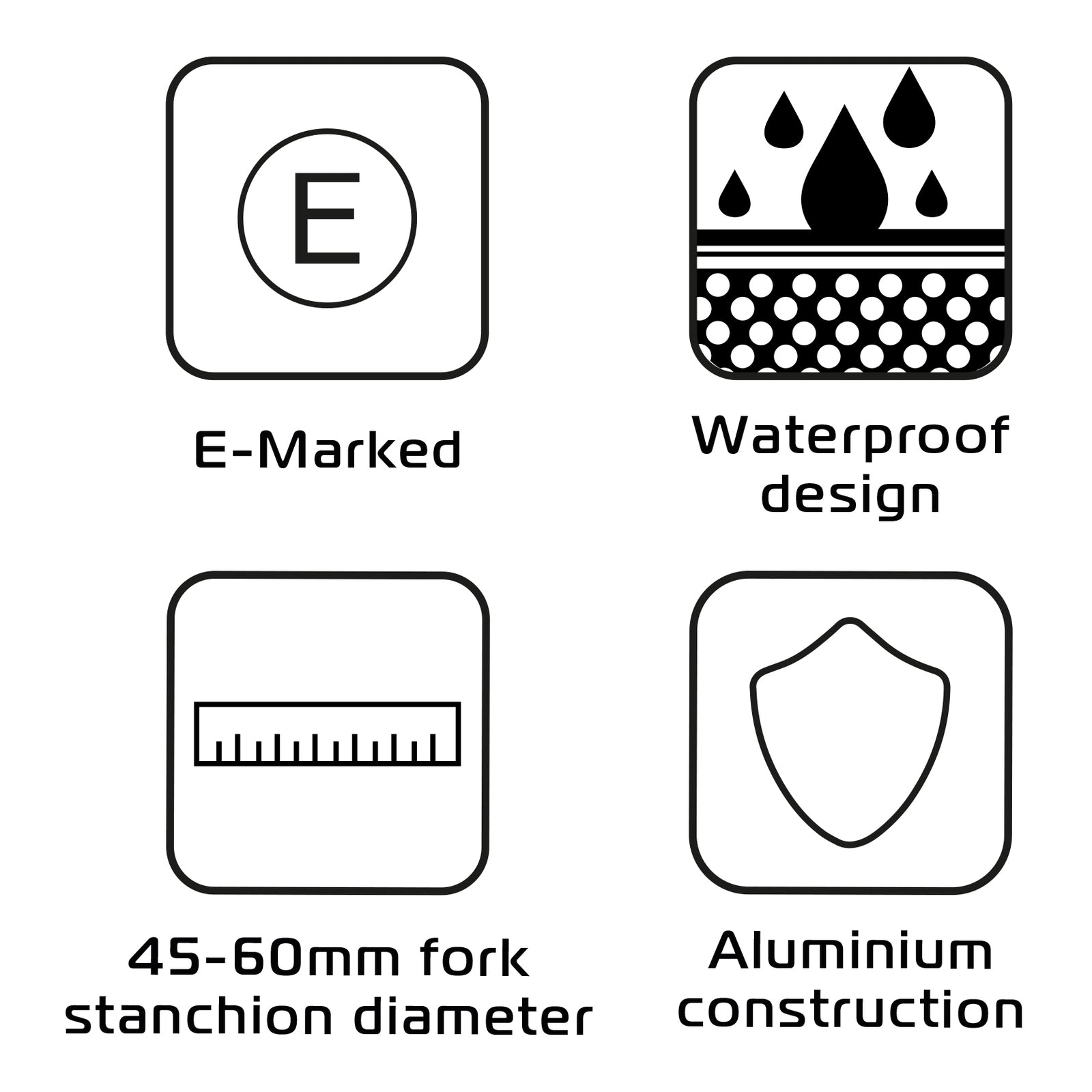 Oxford Darkturner - Sequential Fork Mounted Indicators