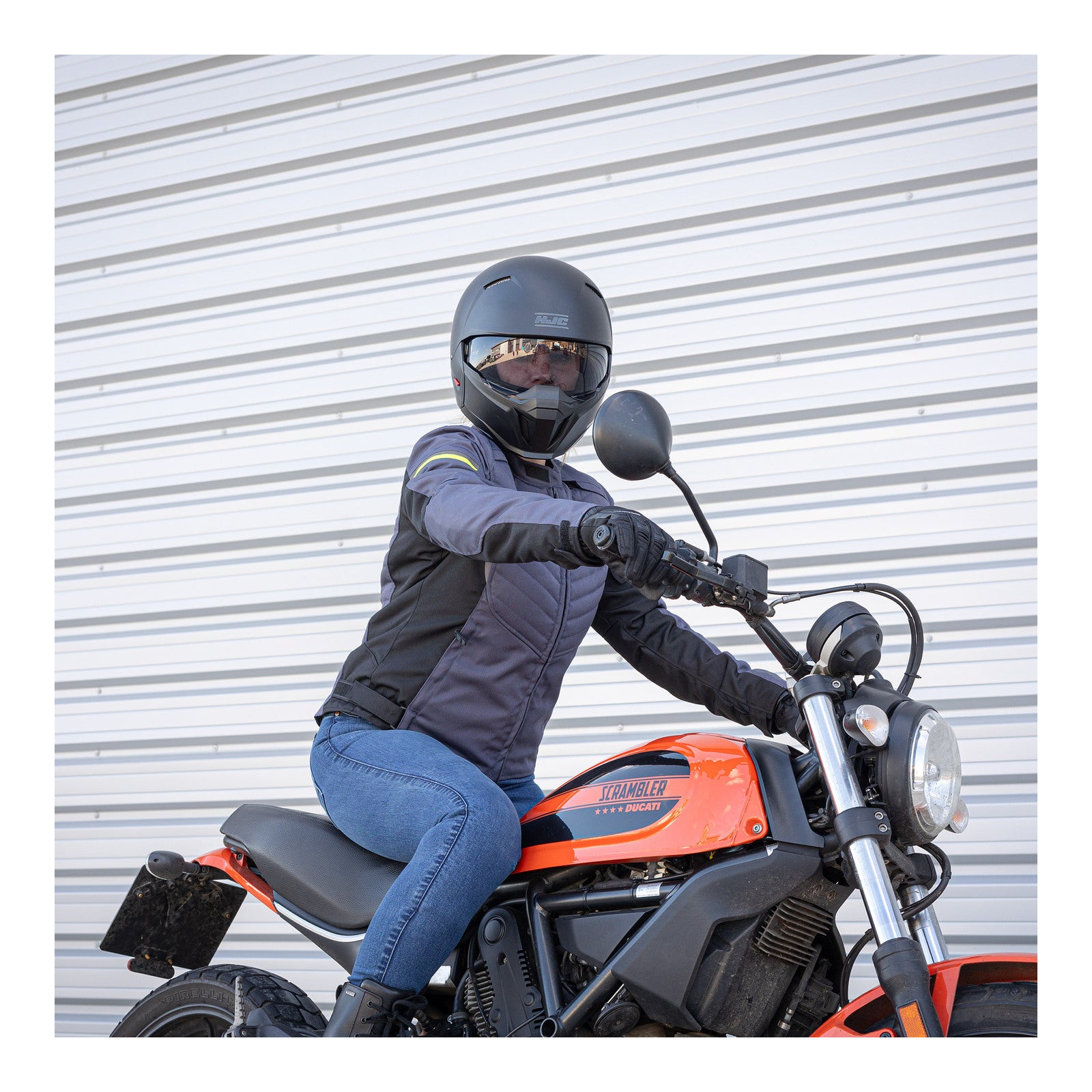 Oxford Valencia 3.0 Waterproof Dr2Dry Women's Textile Jacket - Grey / Black