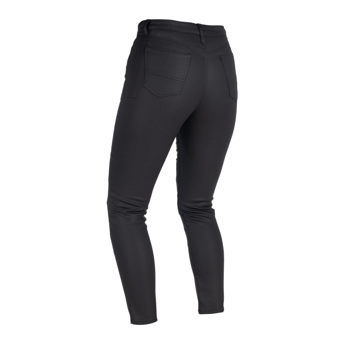 Oxford Ladies OA Waxed Jeggings Pant - Black (Short)