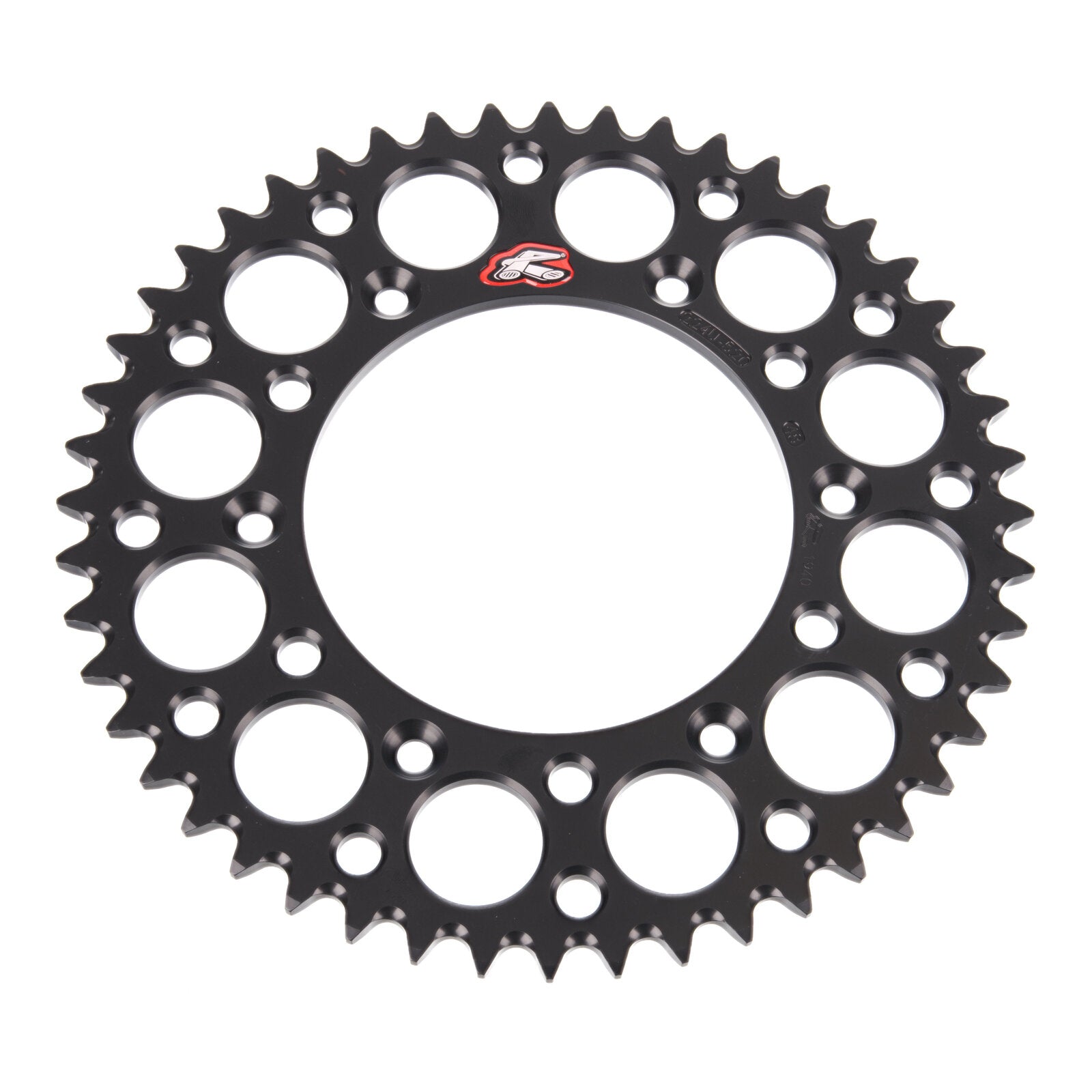 Renthal Sprocket Rear Black 48T Alloy 7075 T6 Grooved