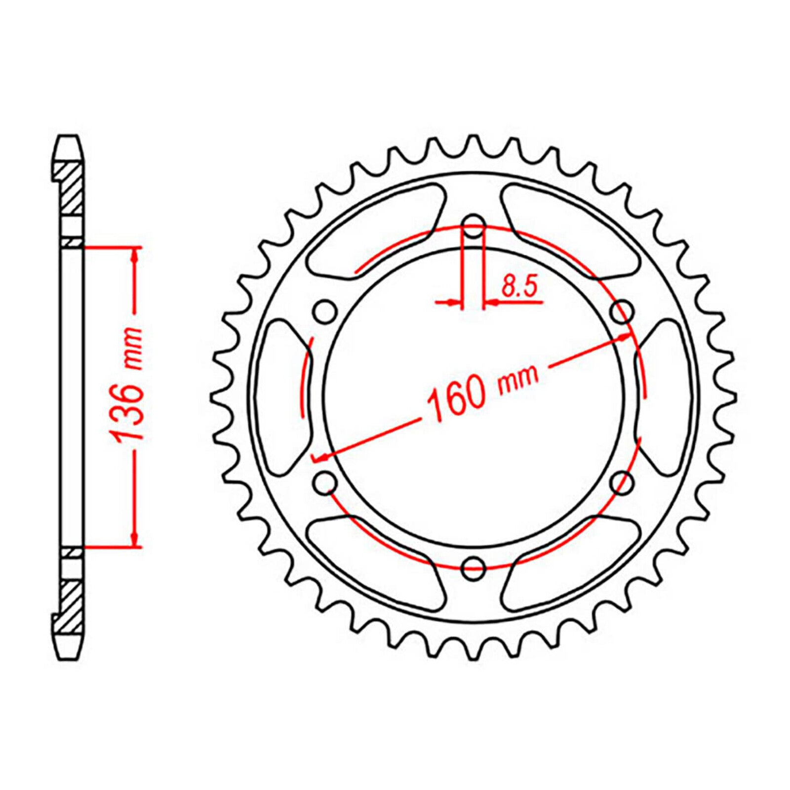 Sprocket Kit BMW F650 GS Dakar - 520XRE 16/47