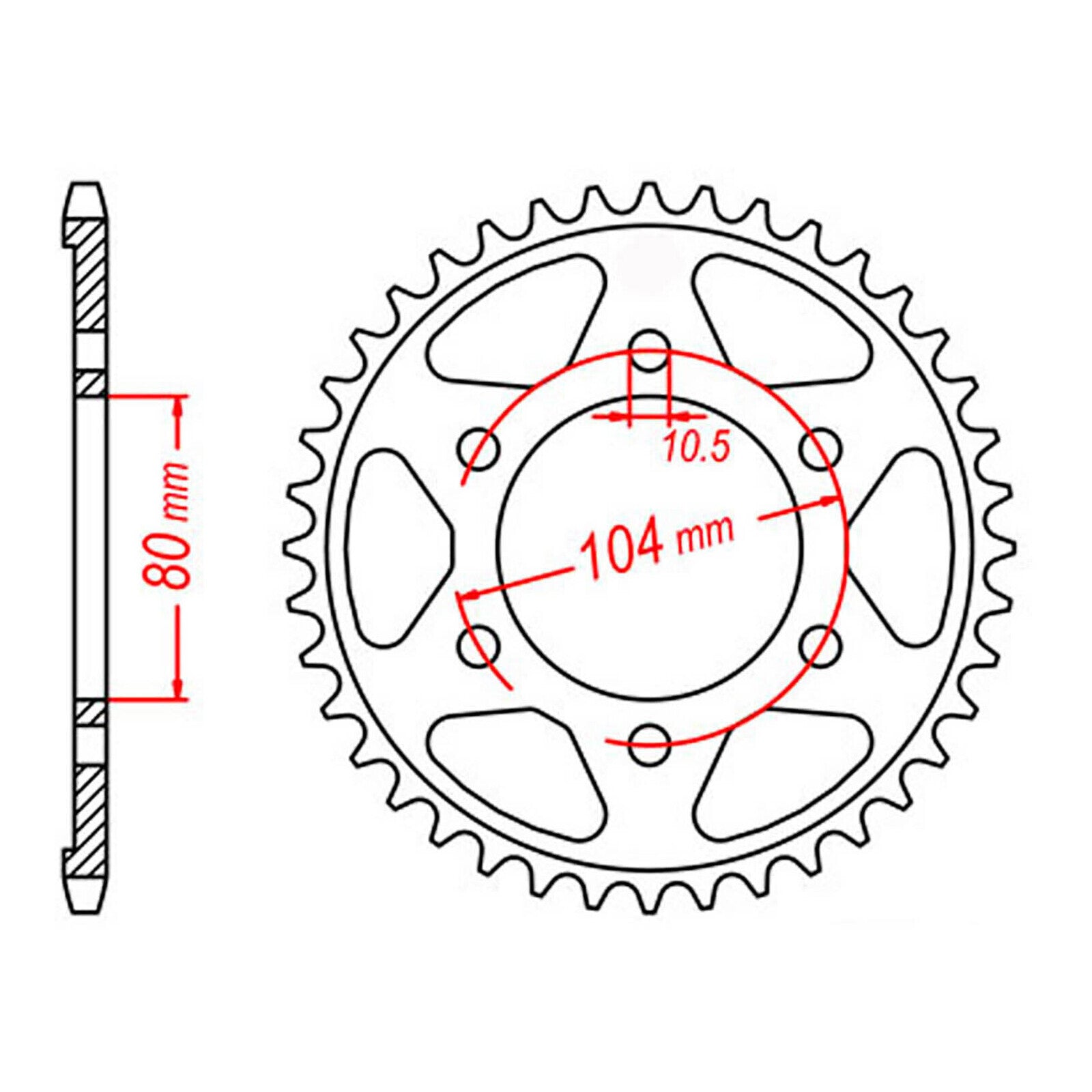 Sprocket Kit Kawasaki ZX10R '06-'07 - GB525ZXW 17/40