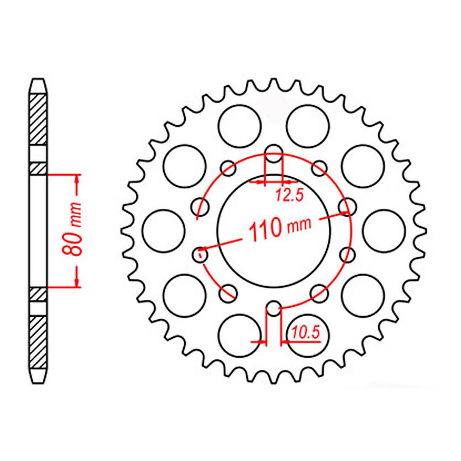 Sprocket Kit Triumph Daytona 1200 - 530XRE 18/43