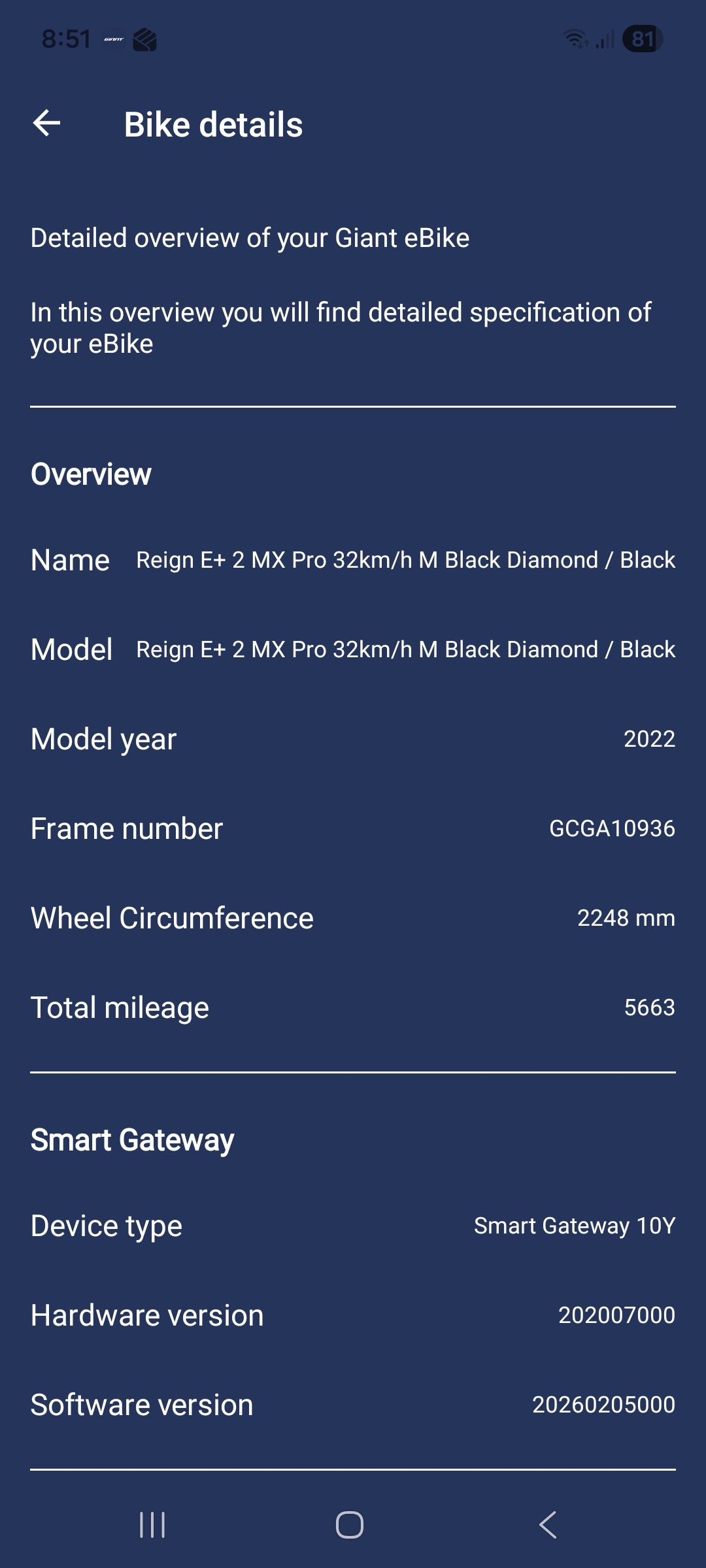 Pre-Loved Emtb...... 2022 Giant Reign E2