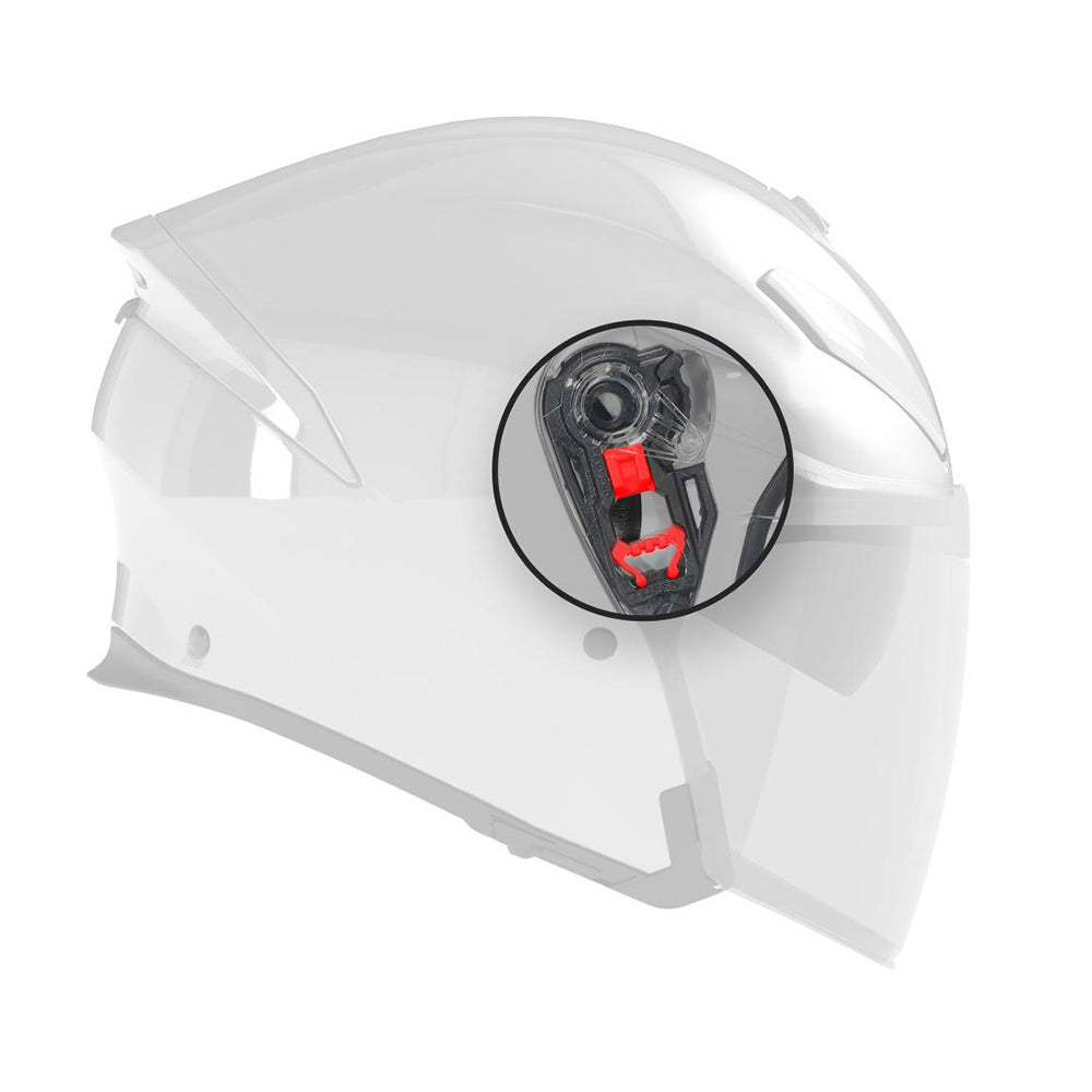 AGV VISOR MECHANISM - IRIDES [BLACK]