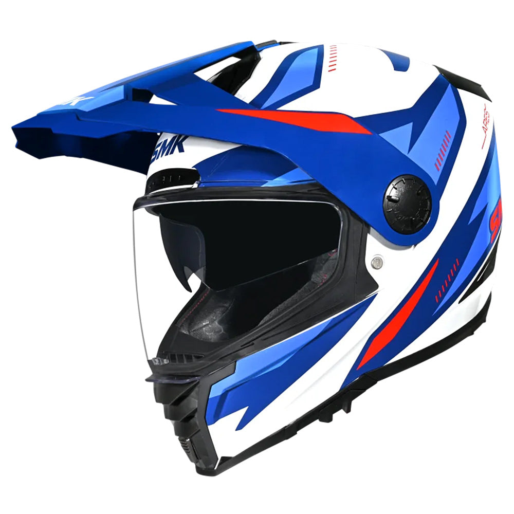 SMK ARES CLAW ADV - White/Blue/Red - GL153